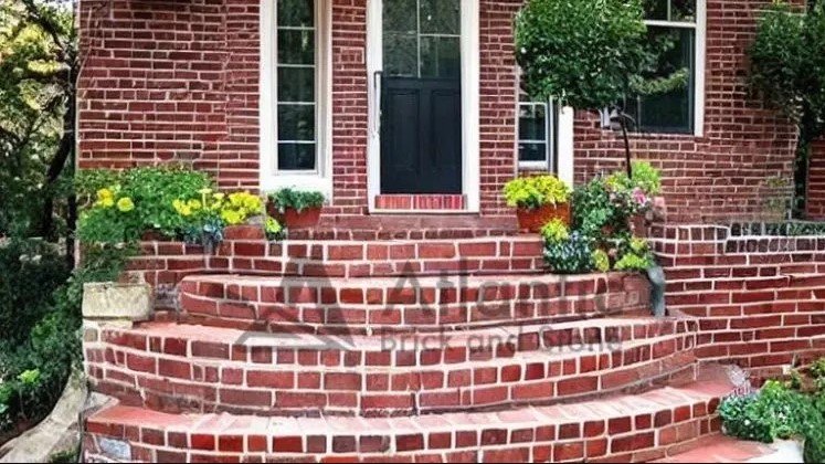 Brick porch steps repairs
