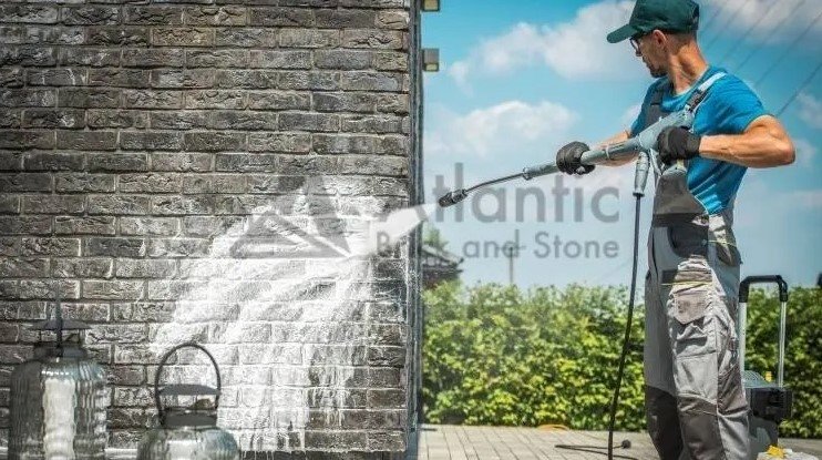 Brick home pressure washing guide