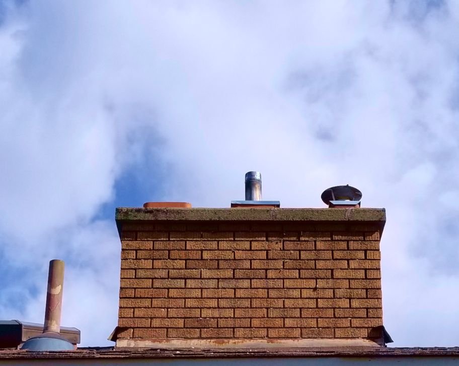 Why Brick Chimney Looks Wet on Outside?
