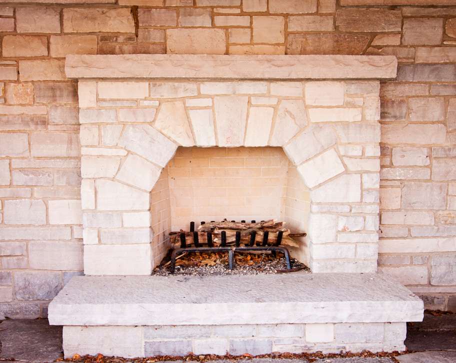 Overgrout an Old Stone Fireplace or Replace It?