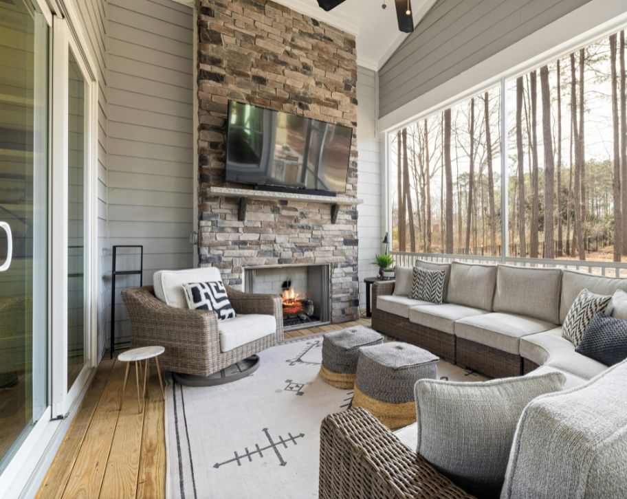 Light or Dark Stone For a Fireplace