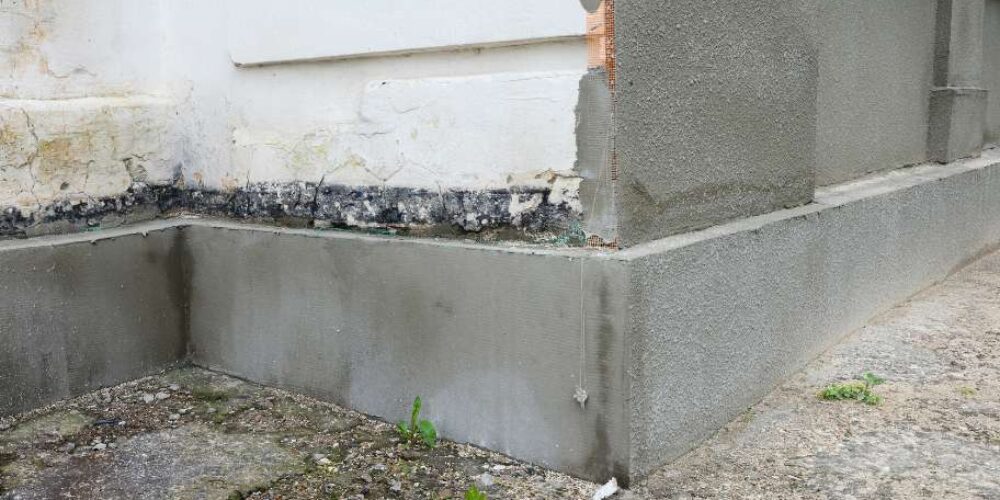 Cement Parging vs Painting for Concrete Foundation