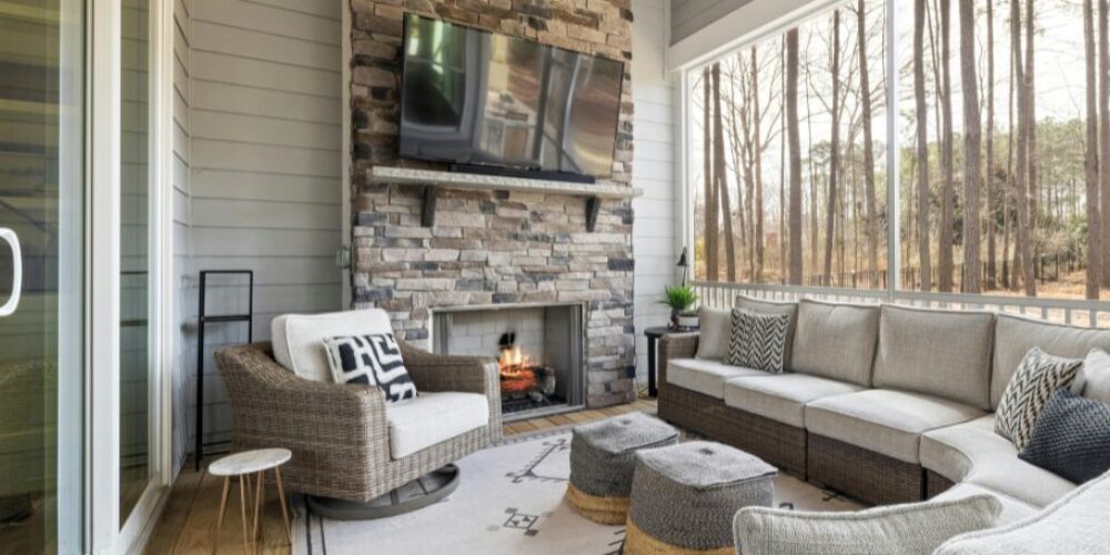 Light or Dark Stone For a Fireplace
