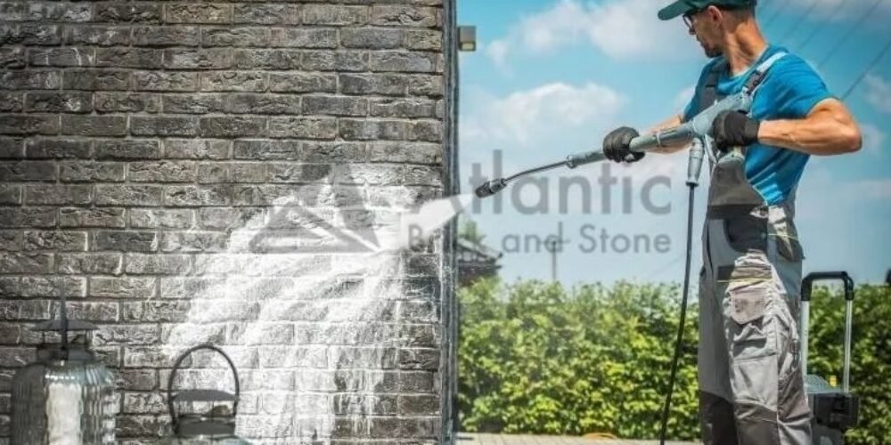 Things to consider when pressure washing an older brick home